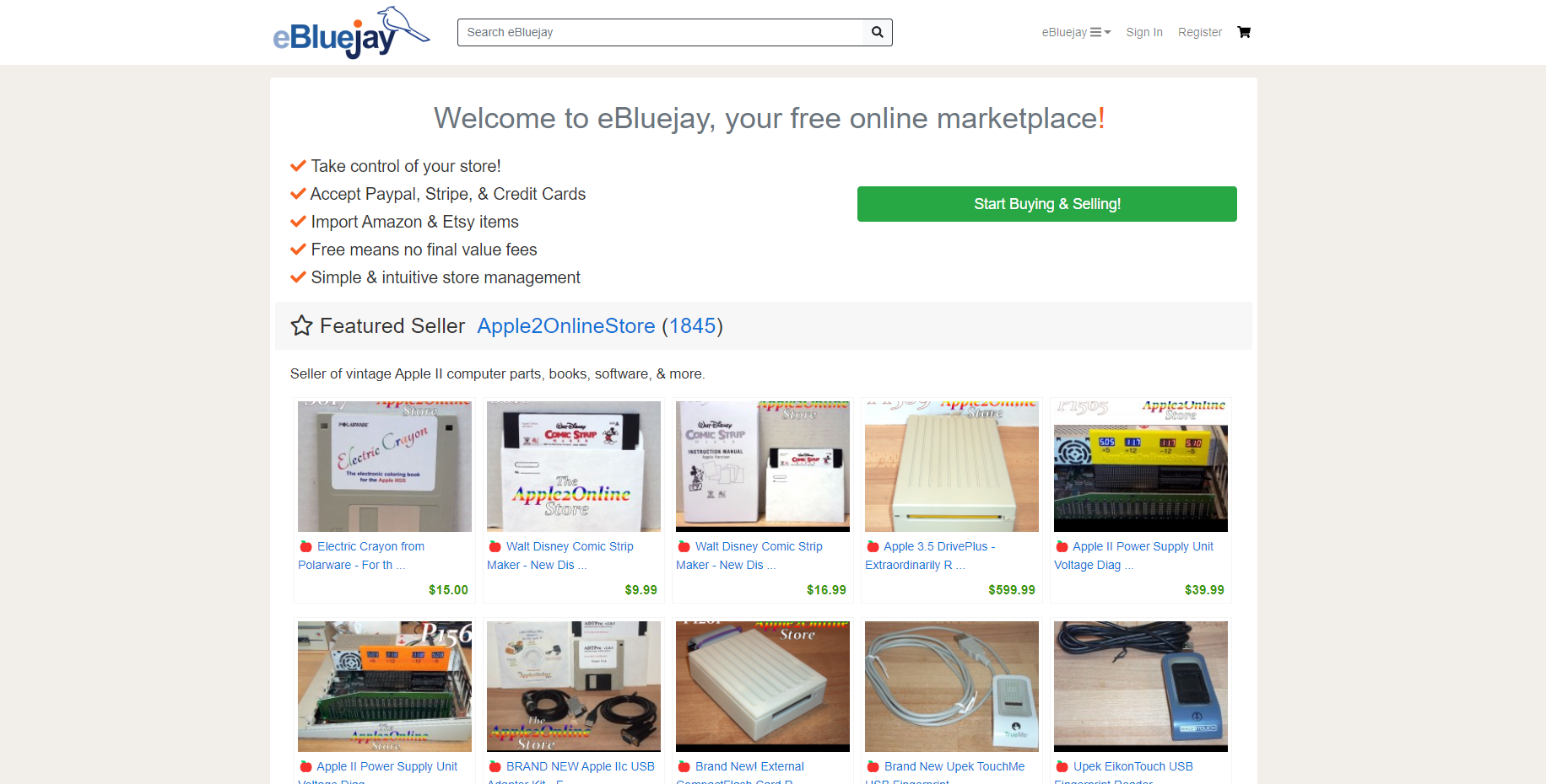 How to get started selling on eBluejay